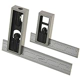 iGaging 4' & 6' Double Square Set 4R Steel Blade High Precision Woodworking