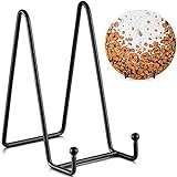TR-LIFE Plate Stands for Display - 6 Inch Stand + Metal Frame holder stand Picture, Decorative Plate, Book, Photo Easel (2 Pack)