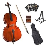 Cecilio Cello Instrument – Mendini Full Size Cellos for Kids & Adults w/ Bow, Case and Stringsac