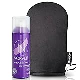 Norvell Venetian Sunless Tanning Bundle: Self Tanner Spray Solution Mist with Bronzer for Instant Sun Kissed Glow, 7 fl. oz. and Streak Free Washable Applicator Blending Tan Mitt for Flawless Results