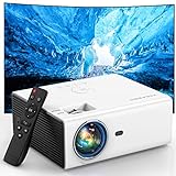 VACASSO Movie Projector Indoor, 1080P Supported Video Projector Home TV Projector Compatible with TV Stick Smartphone HDMI USB AV for Home Cinema & Outdoor Movies