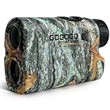 Gogogo Sport Vpro Laser Golf/Hunting Rangefinder, 6X Magnification Clear View 650/1200 Yards Laser Range Finder, Lightweight, Slope, Pin-Seeker & Flag-Lock & Vibration (Camo)