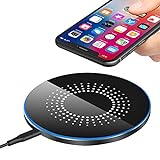 30W Fast Wireless Charger Pad, Wireless Charger, Wireless Charging Compatible with Samsung Galaxy S22/S22+/S21/S20/S10, Fast Charger Compatible with iPhone 13/14/12/11 Series