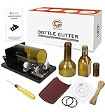 Bottle Cutter, Genround Upgrade 2.1 Glass Bottle Cutter Machine for Round, Square and Oval Bottle Cutting | Cut Bottle from Neck to Bottom | Glass Cutter Bottle Cutting Tool for DIY Projects