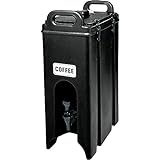 Cambro 500LCD110 Beverage Carrier - Camtainer, 4-3/4 gal, Black