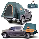 WISE MOOSE Truck Bed Tent - Fits Truck Tents for Camping 6.3-6.5 ft Bed, Waterproof & Windproof Pickup Truck Tent 6.5 Foot Bed, Sturdy Truck Bed Camper Shell with Carry Bag