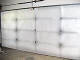 NASA TECH White Reflective Foam Core 1 Car Garage Door Insulation Kit 9FT (Wide) x 8FT (HIGH) R8 Made in USA New and Improved Heavy Duty Double Sided Tape (Also FITS 9X7)