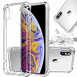 STORM BUY Phone Case Compatible for [ iPhone XR ], Crystal Clear Hard Back Cover with 4 Corners Shockproof Protection Clear Case for iPhone XR, 6.1 inches-CL