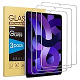 SPARIN [3-Pack] Screen Protector Compatible with iPad Air 5 /iPad Air 4 10.9 Inch, Tempered Glass Compatible with iPad Air 5th 4th Generation (2022&2020), Apple Pencil Compatible