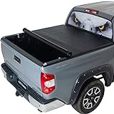 Logan Tonneau Cover Soft Roll up for 2016-2023 Toyota Tacoma,Truck Bed Covers Compatible with 2016-2023 Toyota Tacoma 5FT