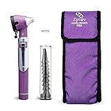 Zyrev ZetaLife Otoscope - Ear Scope with Light, Ear Infection Detector, Pocket Size, in 10+ Colors! (Purple Color)