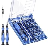 Mini Screwdriver Set with 42 Bits, VCELINK 45 in 1 Small Precision Magnetic Tiny Screwdriver Bit Kit with Tweezers & Extension Shaft for Laptop, PC, Phone, Computer, Game Console