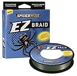 SpiderWire EZ Braid™ Superline, Moss Green, 20lb | 9kg, 300yd | 274m Braided Fishing Line, Suitable for Freshwater Environments