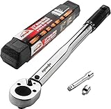 EPAuto 1/2-inch Drive Click Torque Wrench, 10-150 ft/lb, 13.6-203.5 N/m