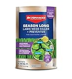 BioAdvanced Season Long Lawn Weed Killer + Preventer for Southern Lawns 10 LB Granules, 4,000 SQ FT
