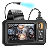 GOLDEGGS Borescope,4.3”Industrial Endoscope Camera with Light,1080P HD Inspection Camera,IP67 Waterproof Handheld Sewer Snake Camera with 9 LED Lights,Scope Camera for Home/Pipe/Automotive(16.4FT)