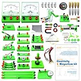 EUDAX School Physics Labs Basic Electricity Discovery Circuit and Magnetism Experiment kits for High School Students Electromagnetism Elementary Electronics