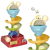 WALA Ball Popper Active Toy with Lights and Sound for Toddlers Ball Drop Toy - Orbital Ball Tower Toy - Preschool Toys - Early Developmental Toys - STEM Educational Sound Toy for Ages 12+ Monthes