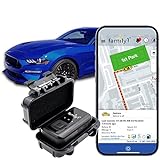 Family1st Mini GPS Tracker for Vehicles, Cars, Trucks, Loved Ones, Hidden Tracker Device with Weatherproof Magnetic Case, Unlimited USA Real-Time Tracking App. Subscription Needed
