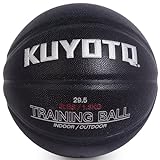 KUYOTQ 3LBS 29.5' Weighted Heavy Basketball Composite in&Outdoor Trainer Basketball for Improving Ball Handling Dribbling Passing and Rebounding Skill (deflated, Size 7)