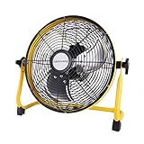 jdzhineng Battery Operated Fan, 15000mAh Battery Powered Fan, Portable Rechargeable Floor Fan for Camping, Travel and Home. Cordless Outdoor Fan with Metal Blade.