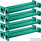 Restroma 8 Pack Monkey Bars Ladder Rungs Monkey Bars Hardware Kit Playground Swing Set Accessories for Kids Jungle Playground Backyard Treehouse (Green, 15-1/8 in)