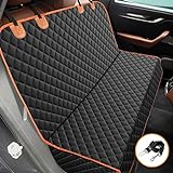 MIXJOY Dog Car Cover for Back Seat Cover Protector Waterproof Dog Seat Covers for Cars, Car Seat Protector for Dogs with 1 Dog Seat Belt, Nonslip Back Seat Cover for Kids, Trucks & SUV