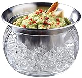 Prodyne Iced Dip-On-Ice Stainless-Steel Serving Bowl 22oz