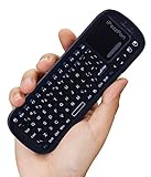 iPazzPort 2.4G Mini Wireless Keyboard with Touchpad Mouse Combo, Lightweight Portable Keyboard Controller, Compatible with Android TV Box/PC/Tablets/PS4/Raspberry Pi 3/HTPC KP-810-19S