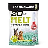 Snow Joe MELT20PET Pet-Safer Blend Premium Ice Melt, 20-Lbs, White