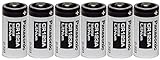 Panasonic Industrial CR123A Lithium Battery 3V 6 Pack