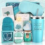 NLUS Birthday Gifts for Women, Relaxing Spa Gift Basket Set Unique Gift for Women, Christmas Gifts for Women Mom Sister Best Friend Wife Teacher Nurse Mothers Day Gifts From Daughter