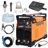 Plasma Cutter, CUT50 Non-Touch Plasma Cutting Machine with LCD Display, Dual Voltage DC IGBT Plasma Cutters, Max Cutting Thickness 12mm (Plastic)