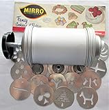 VINTAGE-Mirro Cooky [Cookie] and Pastry Press-Complete with press, 3 tips, 12 cookie designs and Original Recipe Booklet