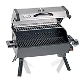 MARTIN Portable Propane Bbq Gas Grill 14,000 Btu Porcelain Grid with Support Legs and Grease Pan