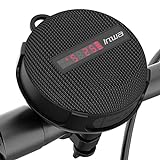 Inwa Portable Bluetooth Speaker, Bike Speaker with Speed Display, Wireless Speaker with 480 Mins Super Long of Playtime. Decent Sound, Compact Size and Loudness for Riding, Hiking, Showering, Golfing