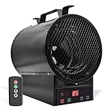 AKUSAKO Electric Garage Heater - Workspace Forced Air Heater, 240V Wall Mountable Portable Space Heater with Thermostat for Workshop, Warehouse