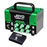 JOYO Badass Bass Mini Amp Head 50 Watt Preamp Hybrid Tube Power Amplifier (No Sound, Requires Extra Speaker & Headphone)