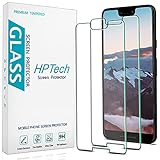 HPTech 2-Pack Tempered Glass For Google Pixel 3 XL Screen Protector, Easy to Install, Bubble Free, 9H Hardness
