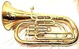 I/M Euphonium Brass Polish 3 Valve Euphonium & Mouth Piece With Bag Tuba