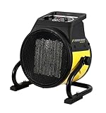 Dura Heat EUH1465 Electric Forced Air Heater with Pivoting Base 5,120 BTU, Yellow