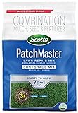 Scotts PatchMaster Lawn Repair Mix Sun + Shade Mix, Combination Grass Seed, Fertilizer, and Mulch, 4.75 lbs.
