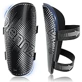 RAYSHARP Shin Guards Soccer Youth - Comfortable and Durable Toddler Kids Soccer Shin Guards with Adjustable Straps for Boys Girls Teenagers Adults Black XS