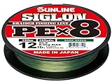 Sunline Siglon PEx8 Dark Green 10 lb 165 yd, One Size