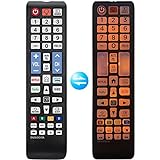 BN59-01315A Universal Backlit Remote Control for Samsung TV Remote Replacement All Samsung Smart TV, LED, LCD, HDTV, 3D, Series TV