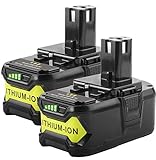 Fancy Buying Upgrade 18V 6.0Ah P108 Battery Replacement for Ryobi 18 Volt Battery Lithium P102 P103 P104 P105 P107 P109 P122,Battery for Ryobi ONE+ Cordless Drill Tool (2Pack)
