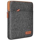 KIZUNA 8 Inch Tablet Sleeve Case Shockproof Water-Resistant Bag for 7.9' Tablet/iPad Mini 4 3 2/Samsung Galaxy Tab A/ 8' Pro/Tab 3 7.0 Lite/S2 8/E 8, LG Huawei M5/ASUS ZenPad Protective Bag - Brown