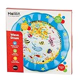 Halilit by Edushape Baby Drum - Sea Sound Wave Toy Drum - 11 Inches Percussion Musical Instrument for Toddlers & Kids - Educational Toys for Sensory Development Through Play and Sound