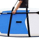 LINGVUM Paddle Board Carrier, SUP Paddle Board Carry Strap, Adjustable Heavy-Duty Paddle Board Carrier Storage Sling for Paddleboards, Surfboards, Longboards, Canoe and Kayaks