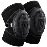 NoCry Gel Knee Pads for Men & Women with Waterproof Anti-Slip Cap and Adjustable Non-Slip Straps — Perfect Gardening Knee Pads; Work Knee Pads for Women & Men or Soft Knee Pads